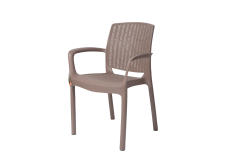 Стул пластиковый на металлокаркасе